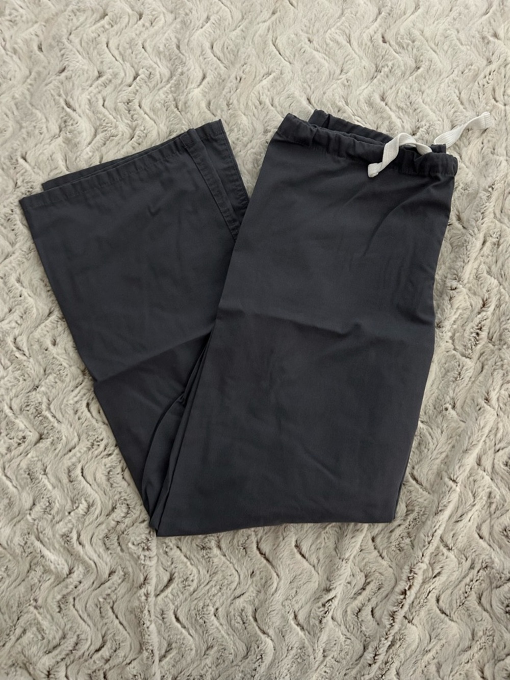 Women’s Black Drawstring Track Pants with Relaxed Fit